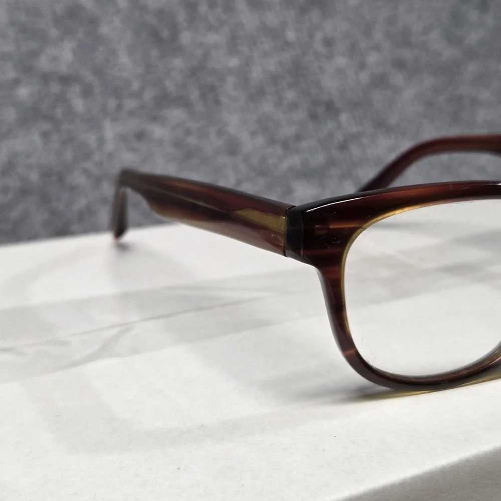 Warby Parker Sloan 230 Eyeglasses Tortoise Shell Frames 50-17-140 Brown Amber